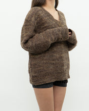 Load image into Gallery viewer, Vintage x Made in Hong Kong x Brown Pure Wool Knit Sweater (S-XL)