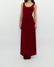 Load image into Gallery viewer, Vintage x Made in USA x Red Fitted Spandex Dress (S, M)