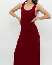 Load image into Gallery viewer, Vintage x Made in USA x Red Fitted Spandex Dress (S, M)