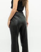 Load image into Gallery viewer, Vintage x RALPH LAUREN Black Butter Leather Buckle Pant (L)