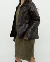 Load image into Gallery viewer, Vintage x CELLINI Brown Patchwork Leather Jacket (XS-M)