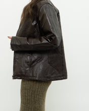 Load image into Gallery viewer, Vintage x CELLINI Brown Patchwork Leather Jacket (XS-M)