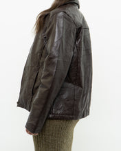 Load image into Gallery viewer, Vintage x CELLINI Brown Patchwork Leather Jacket (XS-M)