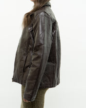 Load image into Gallery viewer, Vintage x CELLINI Brown Patchwork Leather Jacket (XS-M)