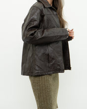 Load image into Gallery viewer, Vintage x CELLINI Brown Patchwork Leather Jacket (XS-M)