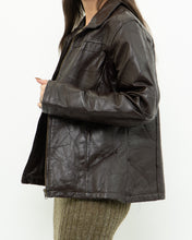 Load image into Gallery viewer, Vintage x CELLINI Brown Patchwork Leather Jacket (XS-M)