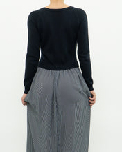 Load image into Gallery viewer, MAX MARA x Dark Navy Striped Knit Dress (XS, S)