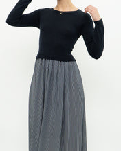 Load image into Gallery viewer, MAX MARA x Dark Navy Striped Knit Dress (XS, S)