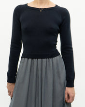 Load image into Gallery viewer, MAX MARA x Dark Navy Striped Knit Dress (XS, S)