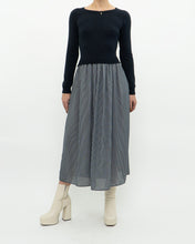 Load image into Gallery viewer, MAX MARA x Dark Navy Striped Knit Dress (XS, S)