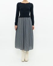 Load image into Gallery viewer, MAX MARA x Dark Navy Striped Knit Dress (XS, S)