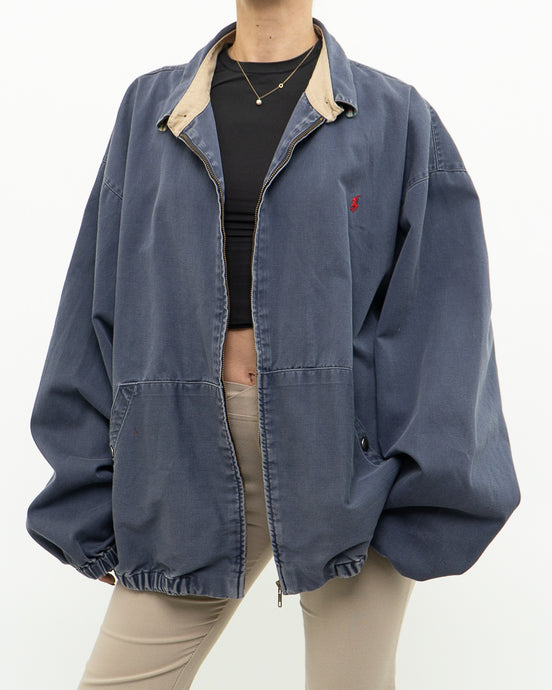 Vintage x Made in Canada x RALPH LAUREN POLO Faded Blue Jacket (XS-XL)