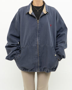 Vintage x Made in Canada x RALPH LAUREN POLO Faded Blue Jacket (XS-XL)