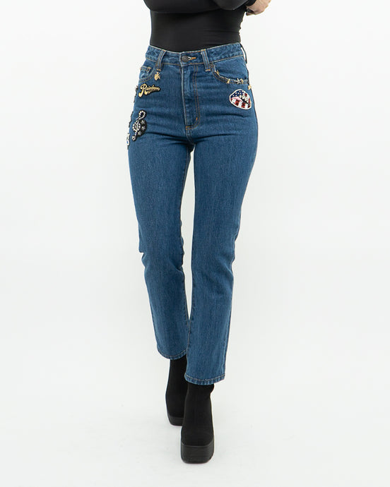 MARC JACOBS x Bedazzled Denim (XXS, XS)