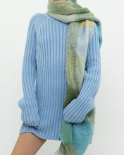 Load image into Gallery viewer, Vintage x Made in Hong Kong x Blue Ribbed Cotton Sweater/Dress (S-XL)