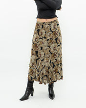 Load image into Gallery viewer, Reversible Floral And Paisley Sheer Skirt