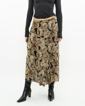 Load image into Gallery viewer, Reversible Floral And Paisley Sheer Skirt