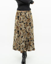 Load image into Gallery viewer, Reversible Floral And Paisley Sheer Skirt