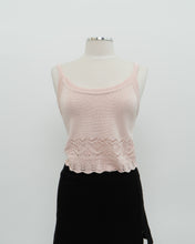 Load image into Gallery viewer, Vintage x Made in USA x Light Pink Knit Tank (S-L)