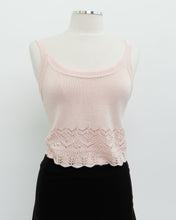 Load image into Gallery viewer, Vintage x Made in USA x Light Pink Knit Tank (S-L)