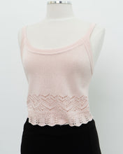 Load image into Gallery viewer, Vintage x Made in USA x Light Pink Knit Tank (S-L)