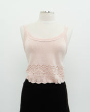 Load image into Gallery viewer, Vintage x Made in USA x Light Pink Knit Tank (S-L)