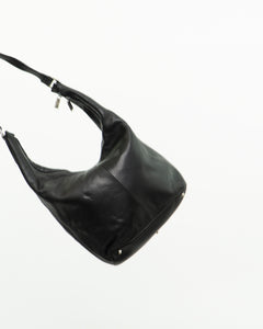 Vintage x Deadstock PERLINA Soft Black Leather Bag