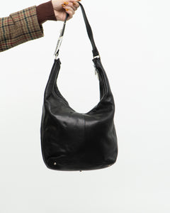 Vintage x Deadstock PERLINA Soft Black Leather Bag