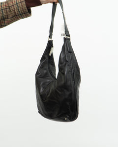 Vintage x Deadstock PERLINA Soft Black Leather Bag