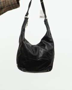 Vintage x Deadstock PERLINA Soft Black Leather Bag