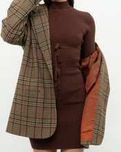 Load image into Gallery viewer, Modern x Open-Back Brown Fine Knit Dress (XS, S)