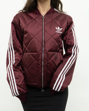 Load image into Gallery viewer, ADIDAS x Burgundy Panelled Jacket (XS, S)