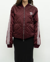 Load image into Gallery viewer, ADIDAS x Burgundy Panelled Jacket (XS, S)