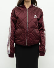 Load image into Gallery viewer, ADIDAS x Burgundy Panelled Jacket (XS, S)