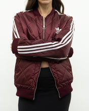 Load image into Gallery viewer, ADIDAS x Burgundy Panelled Jacket (XS, S)