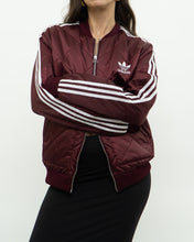 Load image into Gallery viewer, ADIDAS x Burgundy Panelled Jacket (XS, S)