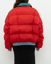 Load image into Gallery viewer, Vintage x Made in Korea x COLOMBIA Reversible Teal &amp; Red Puffer Jacket (M-XL)