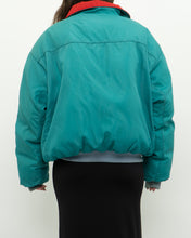 Load image into Gallery viewer, Vintage x Made in Korea x COLOMBIA Reversible Teal &amp; Red Puffer Jacket (M-XL)