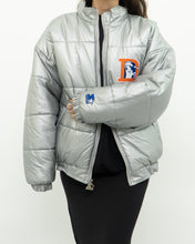 Load image into Gallery viewer, Vintage x STARTER x DENVER BRONCOS Silver Nylon Jacket (M, L)