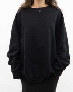 WINDRIVER x Black Cotton Crewneck (XS-XL)