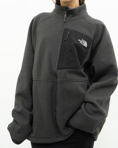 Vintage x THE NORTH FACE Grey & Black Fleece (M-XL)