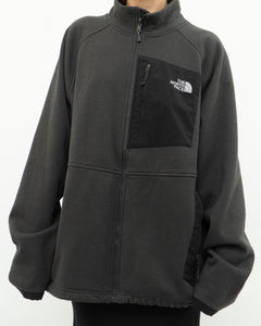 Vintage x THE NORTH FACE Grey & Black Fleece (M-XL)