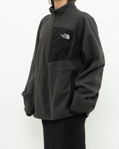 Vintage x THE NORTH FACE Grey & Black Fleece (M-XL)