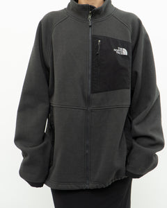 Vintage x THE NORTH FACE Grey & Black Fleece (M-XL)