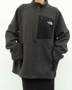 Vintage x THE NORTH FACE Grey & Black Fleece (M-XL)