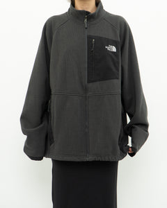 Vintage x THE NORTH FACE Grey & Black Fleece (M-XL)