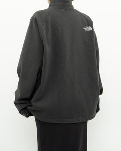 Vintage x THE NORTH FACE Grey & Black Fleece (M-XL)