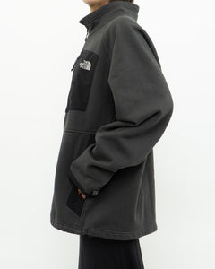 Vintage x THE NORTH FACE Grey & Black Fleece (M-XL)