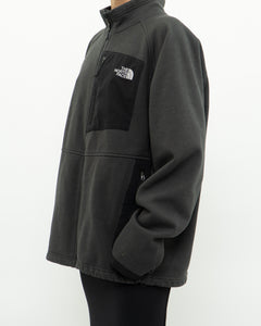 Vintage x THE NORTH FACE Grey & Black Fleece (M-XL)