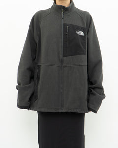 Vintage x THE NORTH FACE Grey & Black Fleece (M-XL)